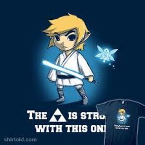 Tee Fury Legend of Zelda Star Wars Mashup T-Shirt